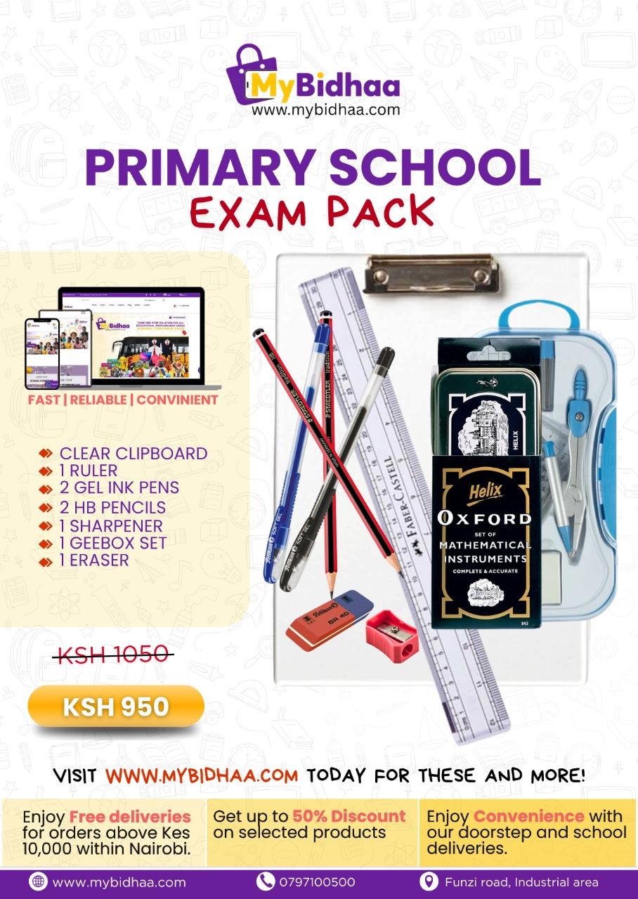 PRIMARY SCHOOL'S EXAM PACK