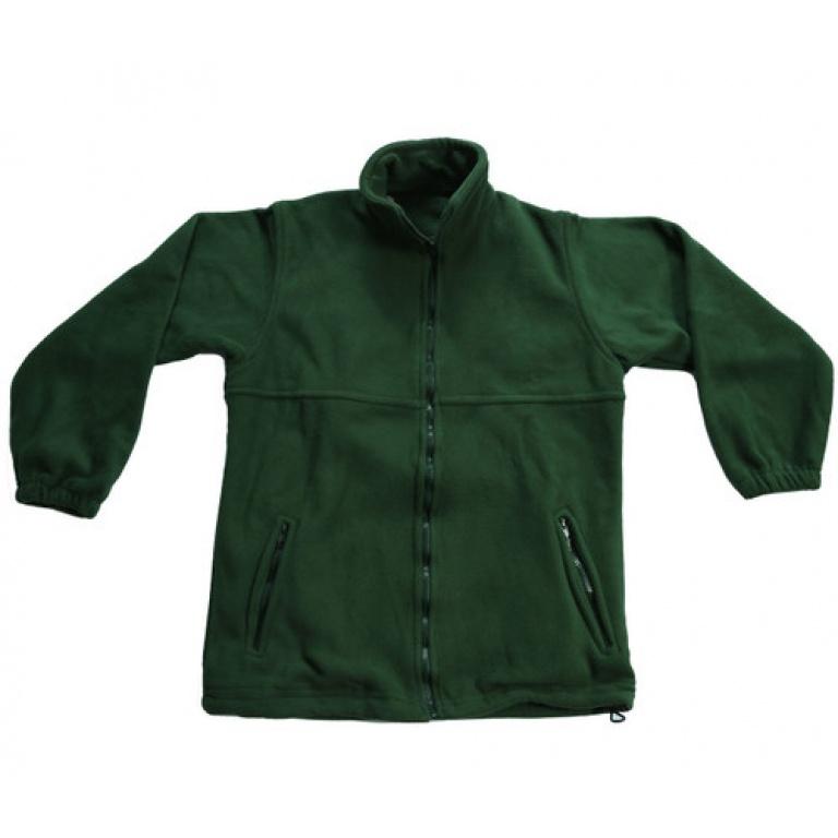 Dark Green Plain Fleece