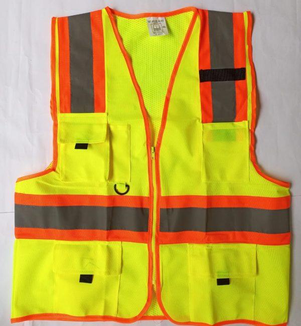 Designer Luminious Green Reflective Vest