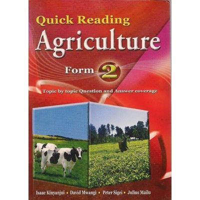 QUICK READING AGRICULTURE Form 2