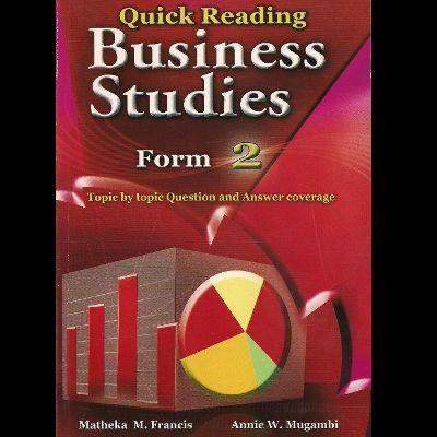 QUICK READING BUSINESS STUDIES 2