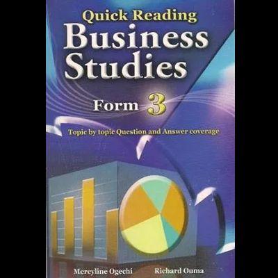 QUICK READING BUSINESS STUDIES 3