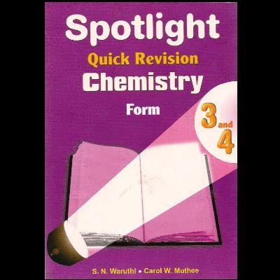 SPOTLIGHT QUICK REVISION CHEMISTRY FORM 3 & 4