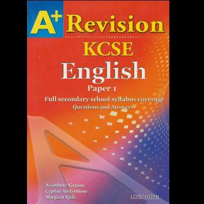 A+ KCSE ENGLISH PAPER 1