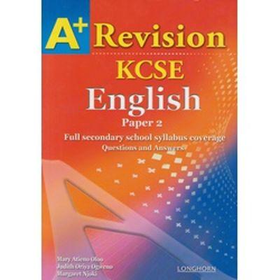 KCSE ENGLISH PAPER 2