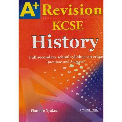 A+ KCSE HISTORY