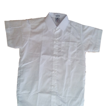 White short sleeved shirt with logo (PCEA Umoja Nairobi)