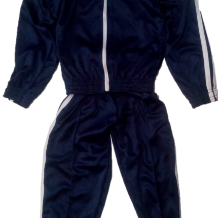 navy blue white tracksuit with logo (Komarock Primary School-Nairobi)