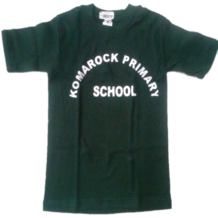 Green tshirt with logo (Komarock Primary school-Nairobi)