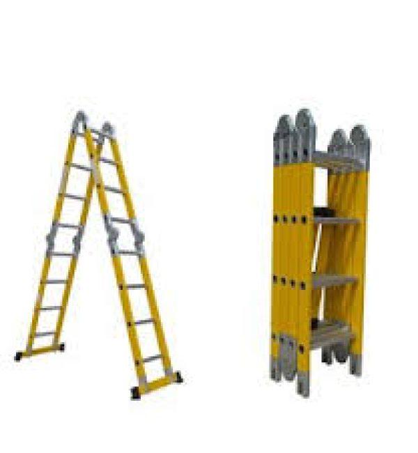 Fibre Glass Multifolding Extension Ladder