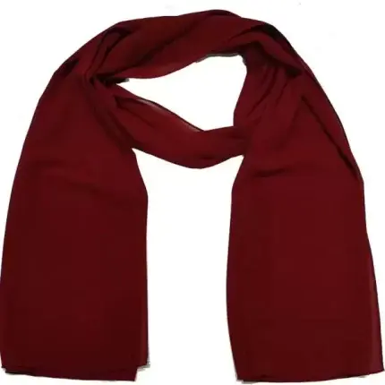 Maroon scarf