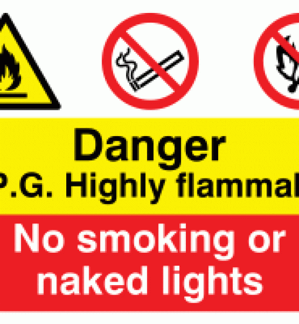 LPG Safety Signage