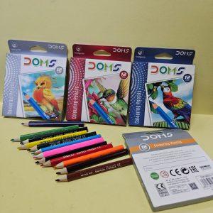 DOMS (half size color pencils 12pcs)