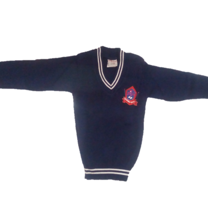 Navy blue sweater with logo (Precious gift school Nairobi)