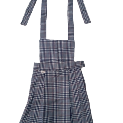 Navy Blue & White Bedi Checked Tunic