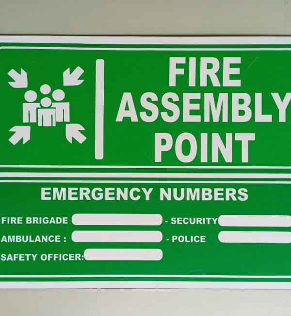 A2 Assembly Point Signage