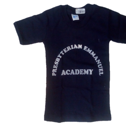 Navy Blue T-shirt with logo (PCEA Kayole School Nairobi)