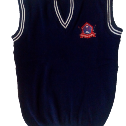 Navy blue, white bordered windbreaker with logo (Precious gift school- Nairobi)