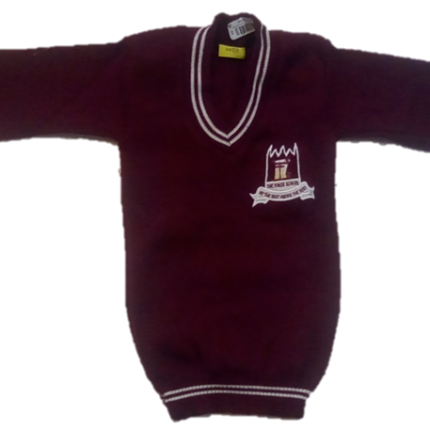 Maroon Sweater with logo (Kings school)