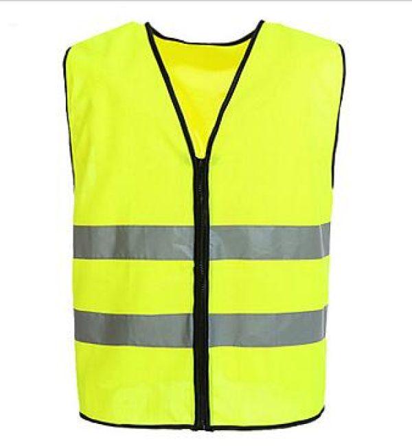 Reflector Jacket with a zip