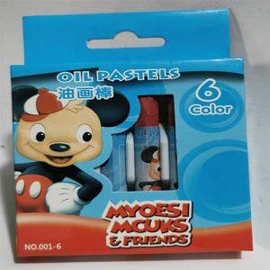 MYOESI MCUKS & FRIENDS Oil Pastels 6 colours