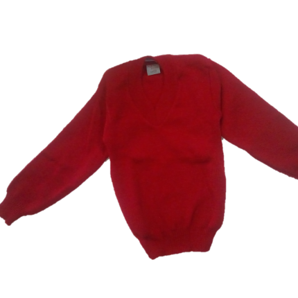 Red Plain Sweater