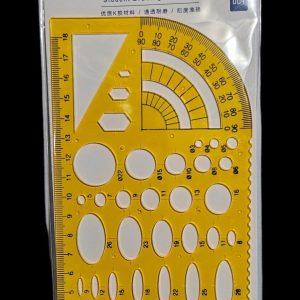 Multifunction Hollow Student Drawing Template