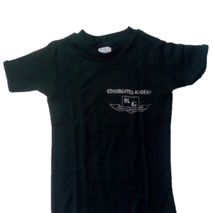 Green t-shirt with logo (Kindergate Academy)