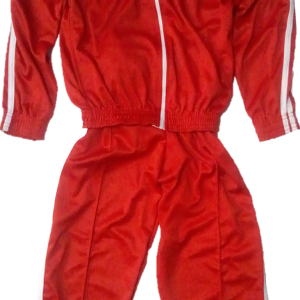 red white tracksuit with logo (Komarock Primary School-Nairobi)