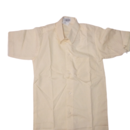 Cream White Short Sleeved Shirt