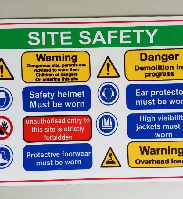 Site Safety Sign