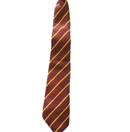 Maroon & Yellow tripped tie