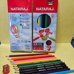 NATARAJ (full size 12 color pencils)